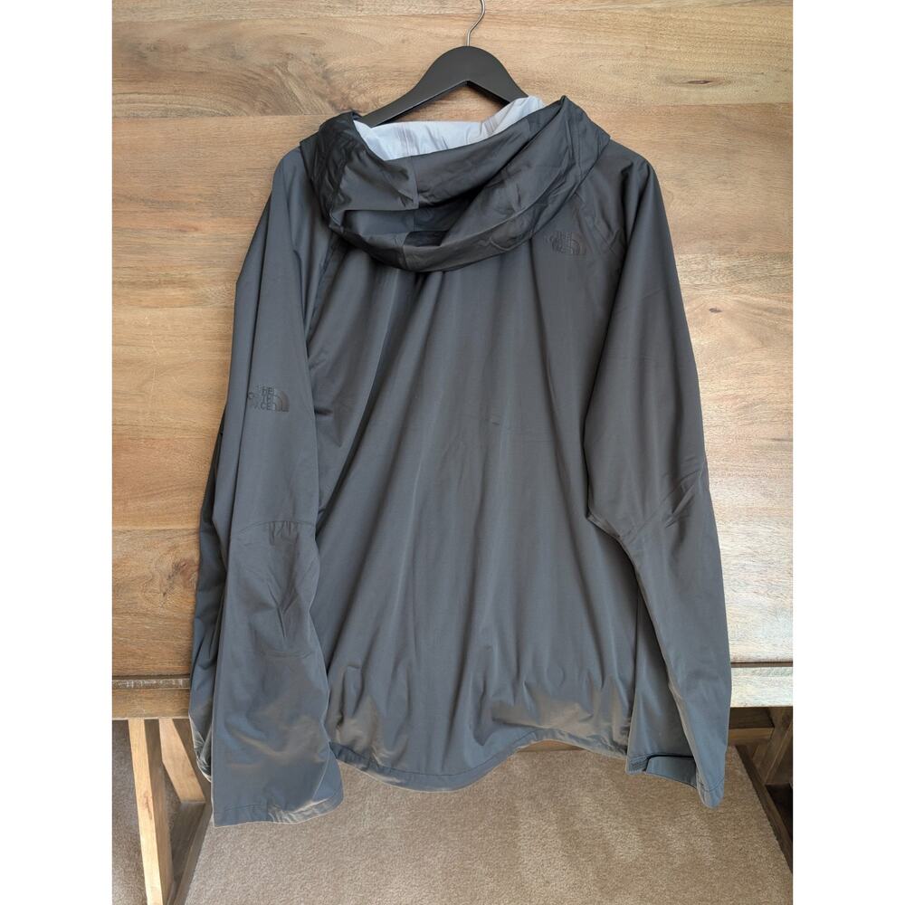 The North Face All Weather Jacket Mens 2XL Black Mesh Lined Hooded Full Zip NWT - Picture 2 of 5
